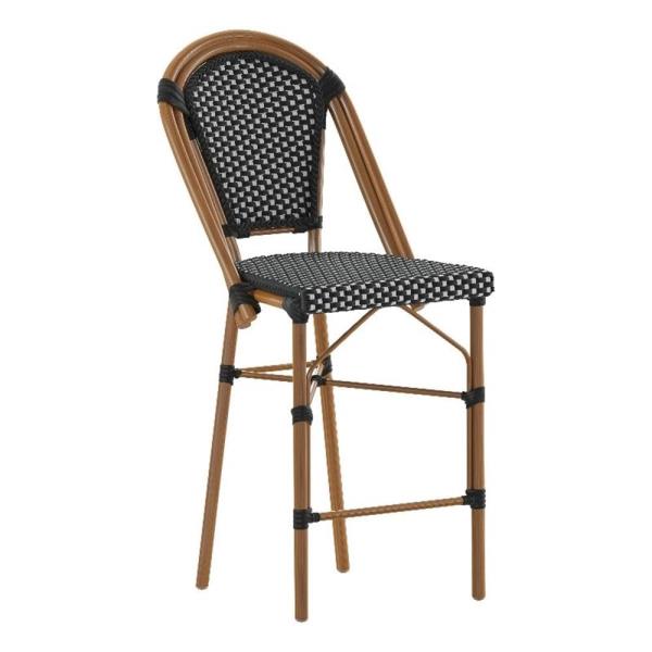 Lot # 2100 Flash Furniture Black/White French Stool $238