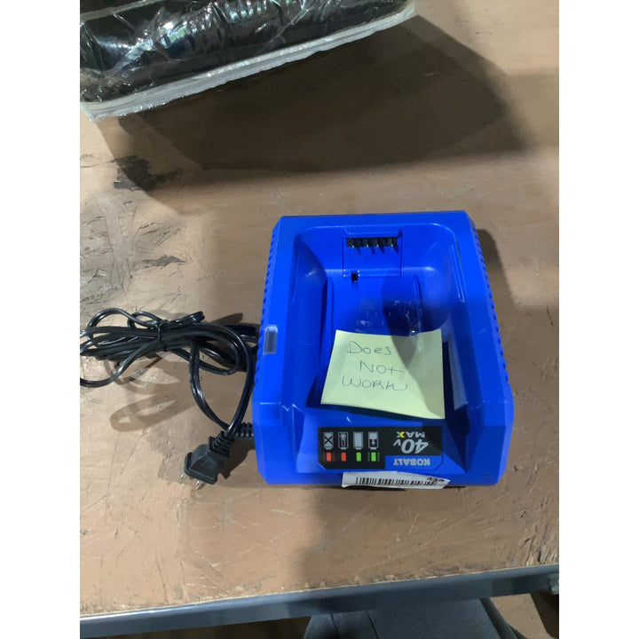 Lot # 414 Kobalt Battery Charger AS-IS $15.00