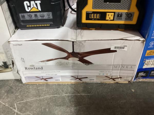 Lot # 1602 Minka Ceiling Fan with Light $339