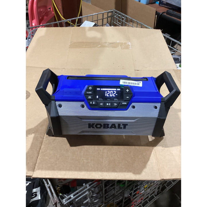 Lot # 159 KOBALT Jobsite Radio KJR 124B-03 BlueBlack $1.10