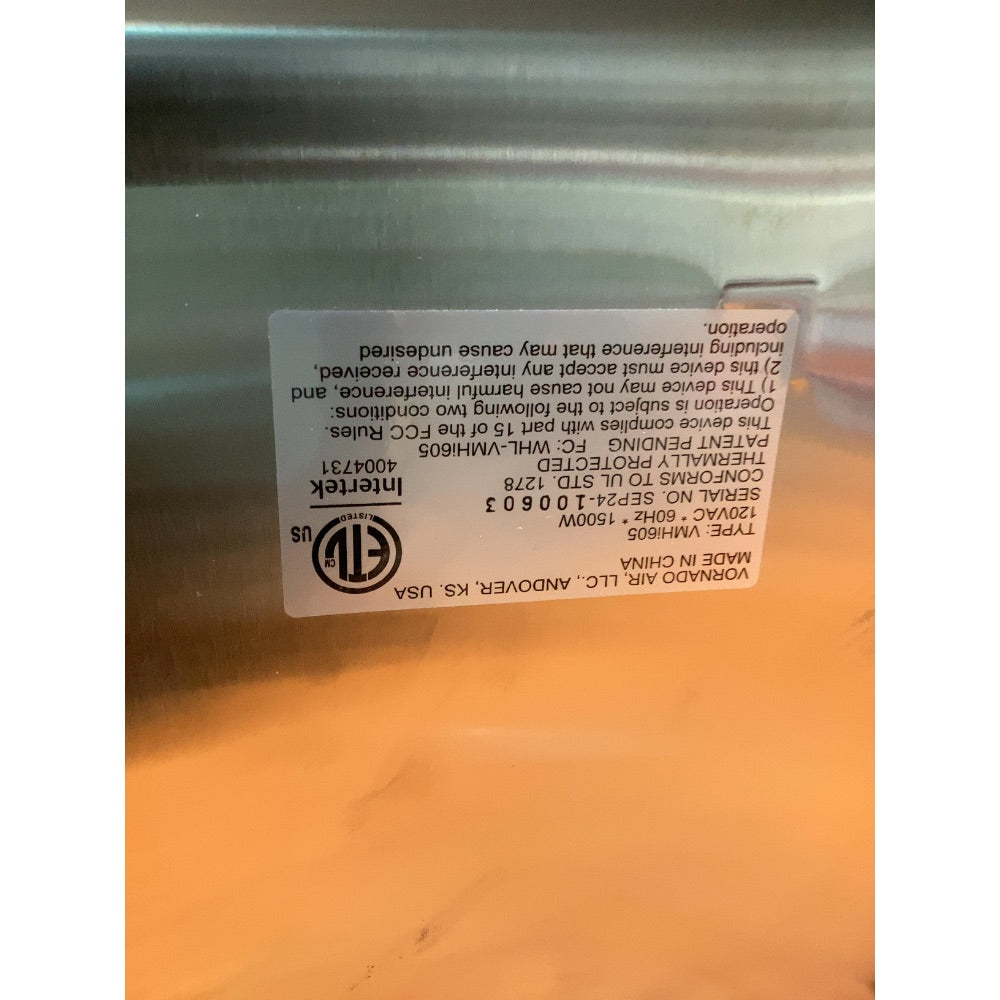 Lot # 402 Vornado VMH605 Whole Room Heater $140.00