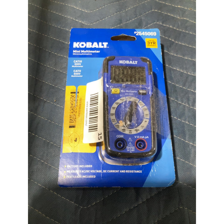 Lot # 15 Kobalt Multimeter $21.00