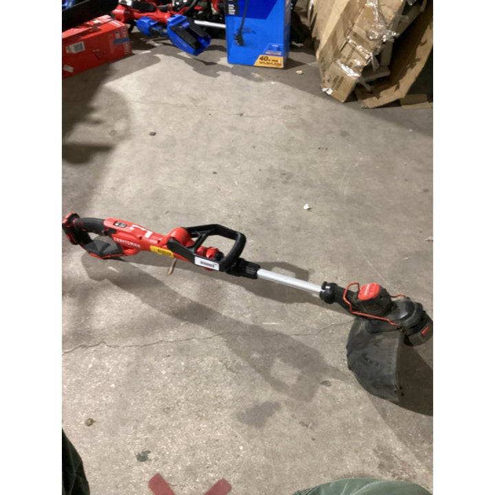 Lot # 1296 Craftsman CMCS T900 20V Max DC Cordless String Trimmer - 5500-7200 RPM, Red/Black