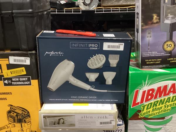 Lot # 1744 InfinitiPRO by Conair Performance Hair Dryer $60