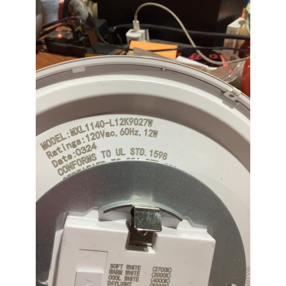 Lot # 1085 White LED Recessed Downlight - $18.00