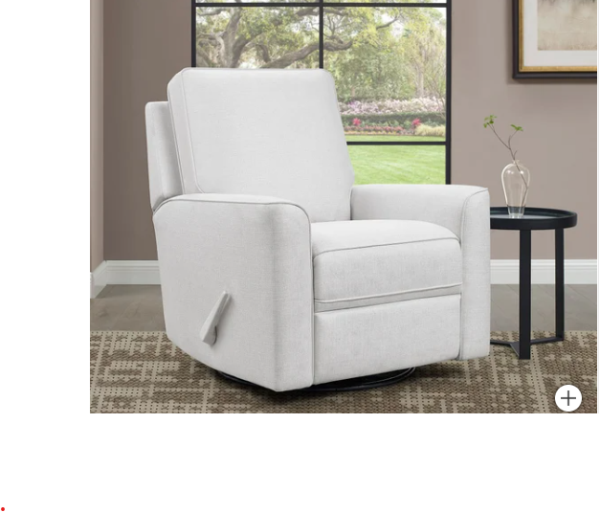 True Innovations Paxley Fabric Swivel Glider Recliner