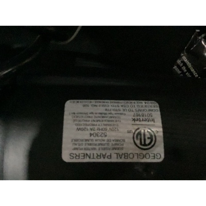 Lot # 646 GEOGLOBAL PARTNERS Water Pump 52304 - $60.00