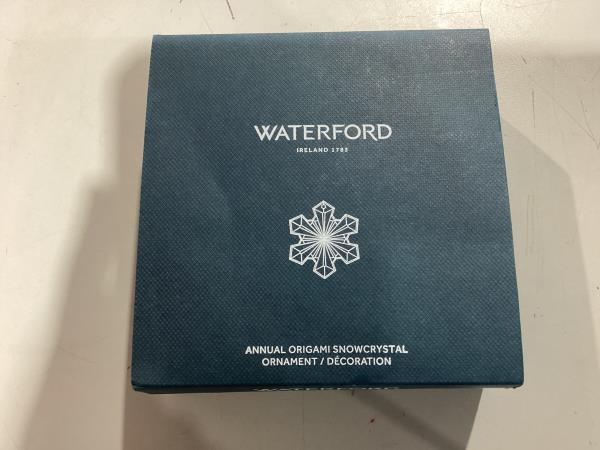 Waterford Annual Snow Crystal Ornament 2024 - Clear