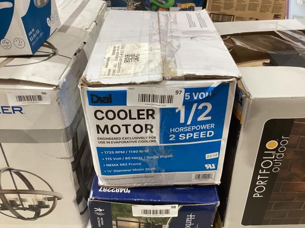 Lot # 97 Dial Manufacturing Evaporative Cooler Motor $144