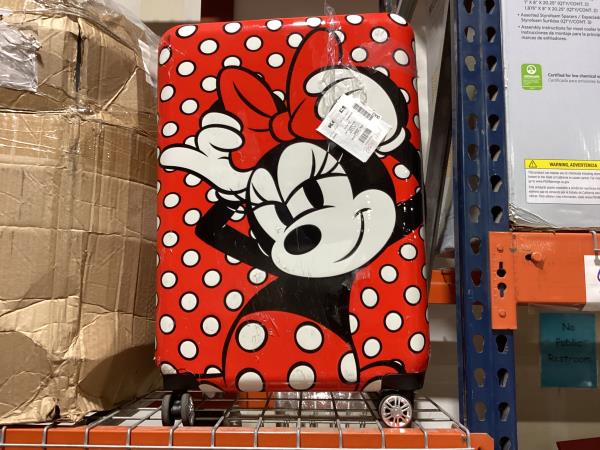 Lot # 2300 Disney Minnie Mouse Rolling Luggage $110