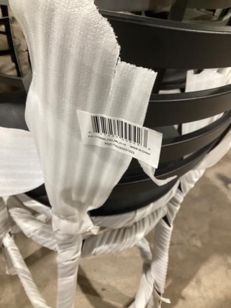 Lot # 2163 Flash Furniture Ladder Back Metal Height Chair $80