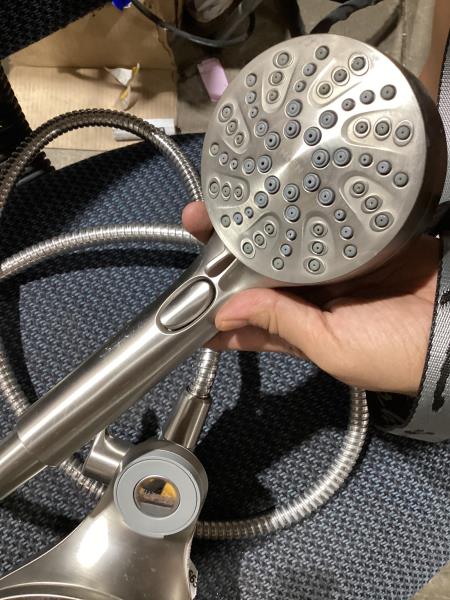 Lot # 642 MOEN Dual Shower Head System, Brushed Nickel $130