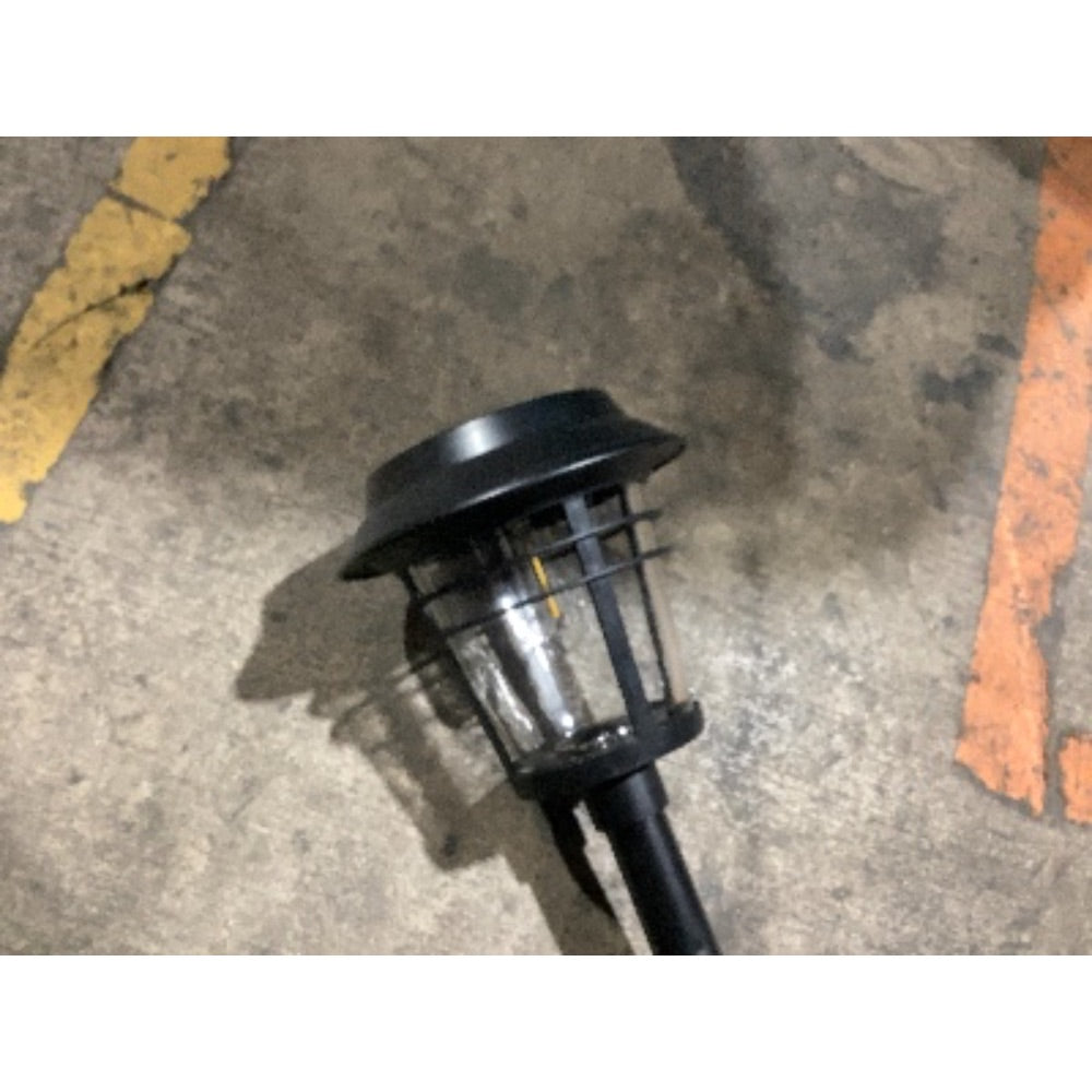 Lot # 651 Undefined Black Solar LED Garden Path Light $19.99