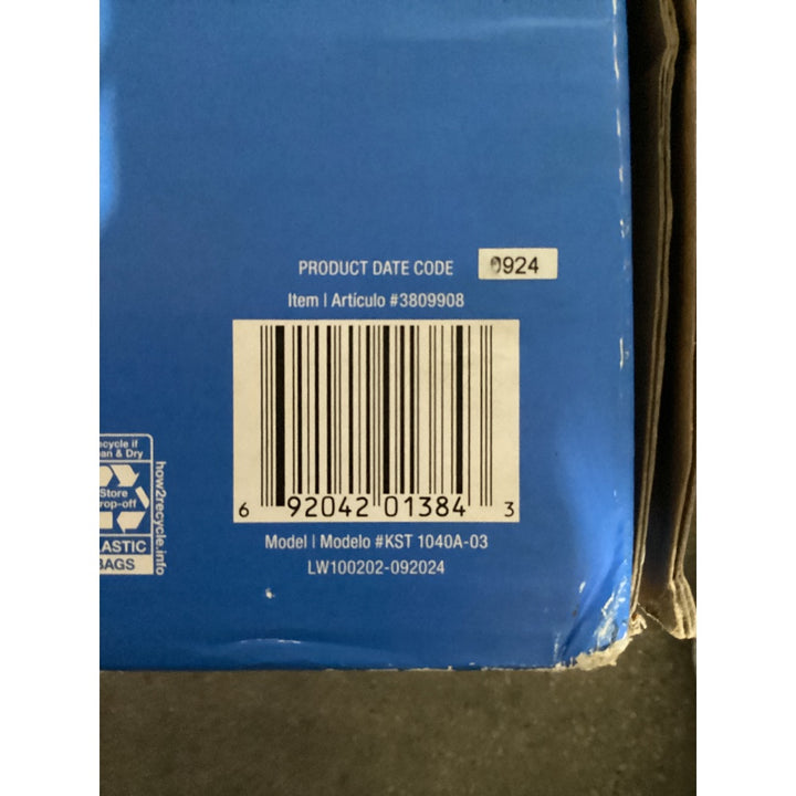 Lot # 1292 KOBALT 40V Max Brushless String Trimmer Kit KST 1040A-03 - 15-inch Cut Path, Rapid Reload, Dual Line Bump Feed, includes Battery, Blue/Black