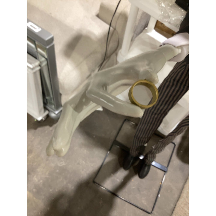 Lot # 2313 Gray Life-size Corpse Bride Victor Statue $250.00