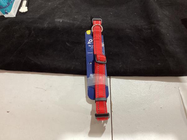 Lot # 381 YOULY Reflective Dog Collar Red Small