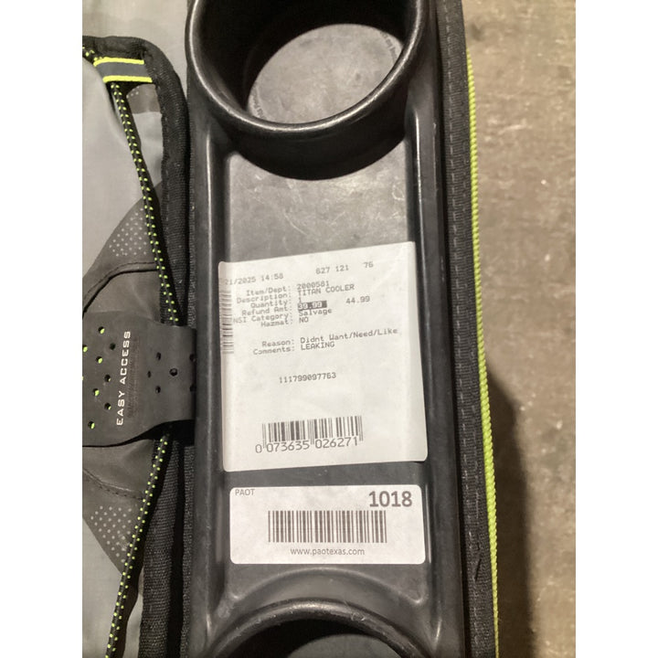 Lot # 1018 TITAN Outdoor Gear Rolling Cooler $75
