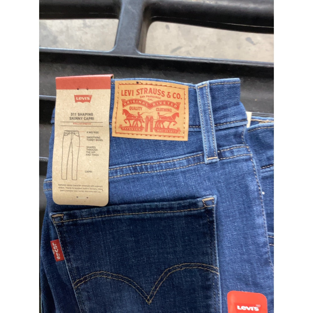 Lot # 977 Levis 311 Shaping Skinny Capri Jeans $50.00