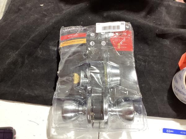 Lot # 70 Kwikset Tylo Knob & Double Cylinder Deadbolt $34