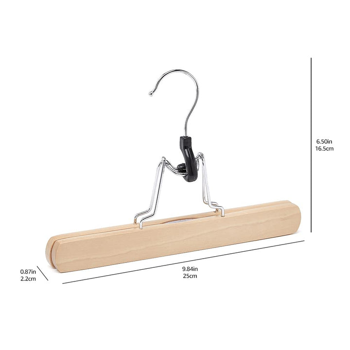 Lot # 1362 Amazon Basics Wooden Pants Hangers 10-Pk $16