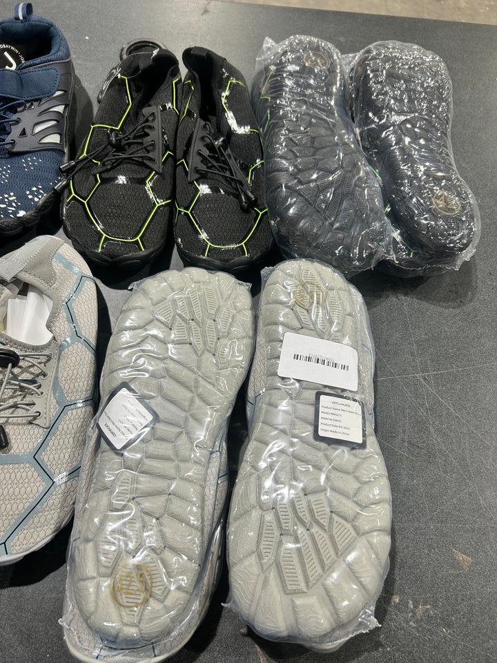 7 Pack WOTEE Men's Water Shoes Assorted Sizes Mixed Lot (new)