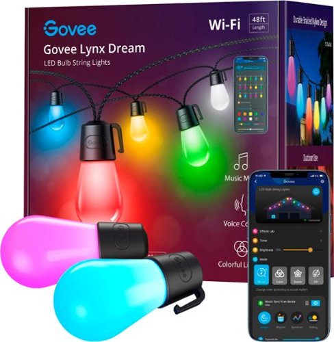 Lot # 983 Govee Smart Outdoor String Lights $62