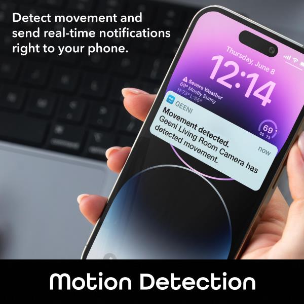 Lot #  Geeni SCOPE WiFi Smart Motion Security Camera $35