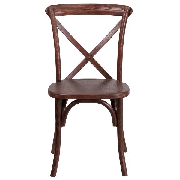 Lot # 2276 Flash Furniture HERCULES Series Mahogany Cross Back Chair