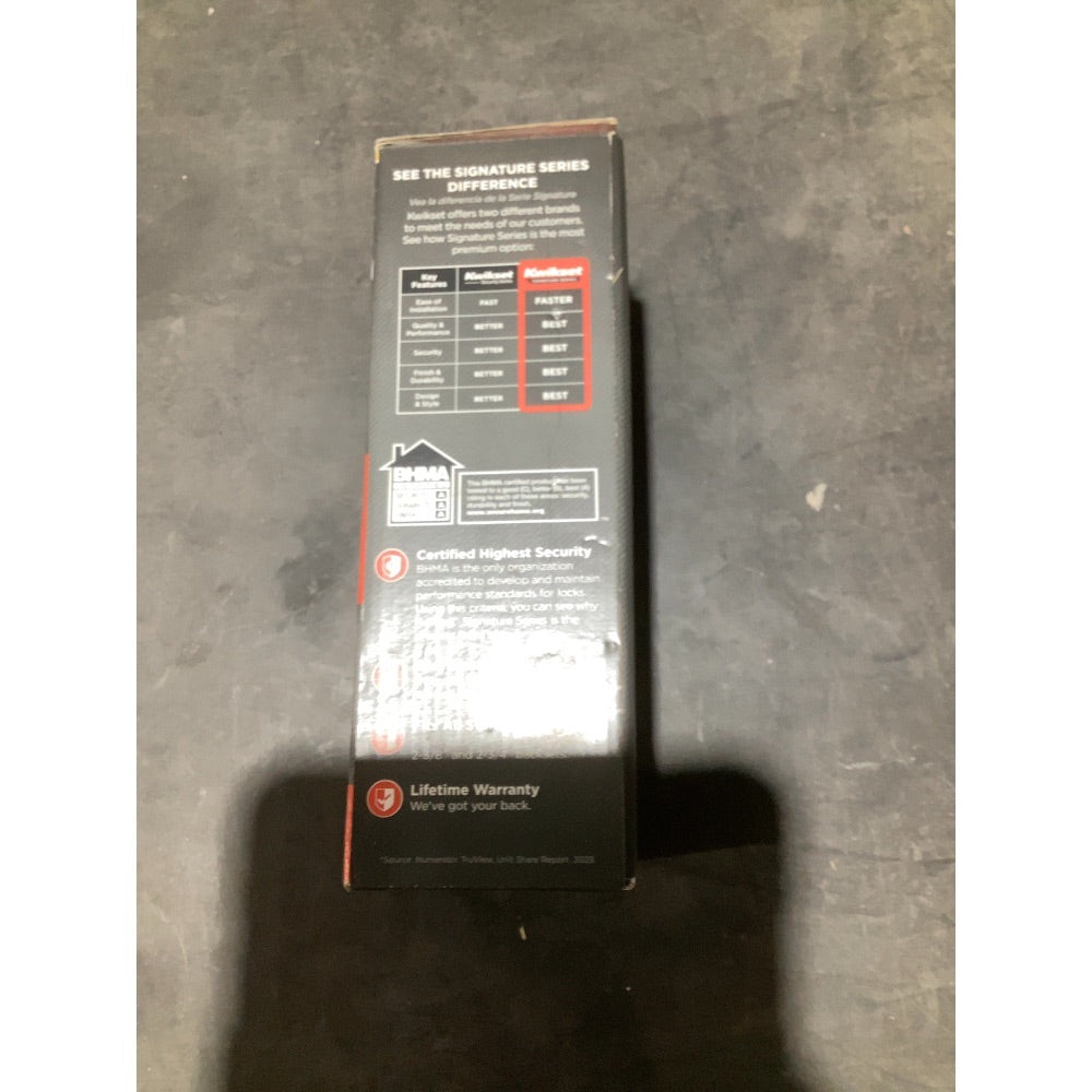 Lot # 1255 Kwikset Door Knob $27.57