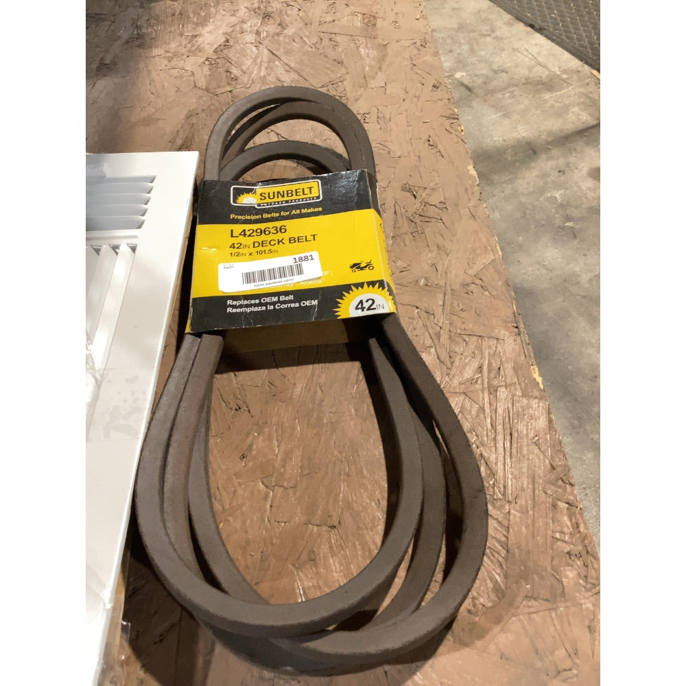 Lot # 1881 Sunbelt Deck Belt $19.99