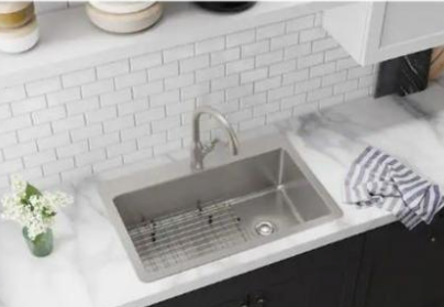 Lot # 270 Elkay Greenwald Dual Mount Single Bowl Sink $250