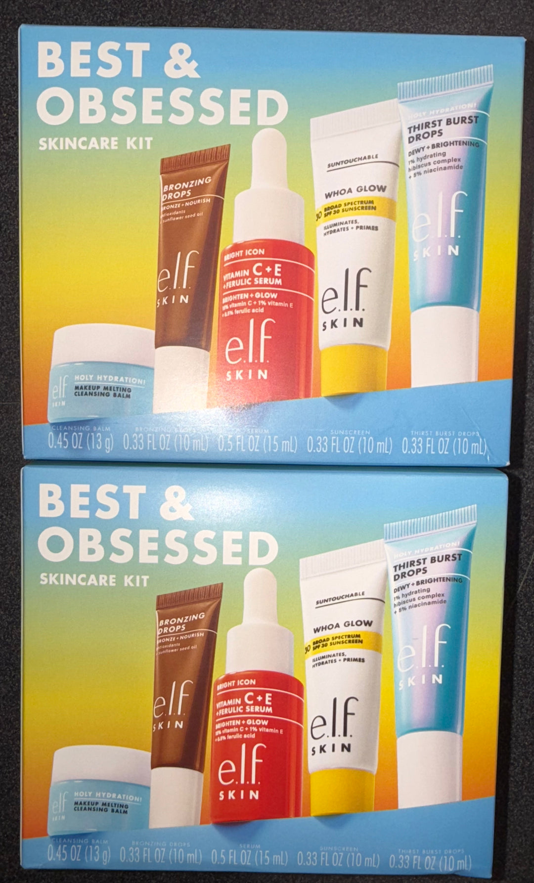 e.l.f Best & Obsessed Skincare Kit 2Pack  NEW