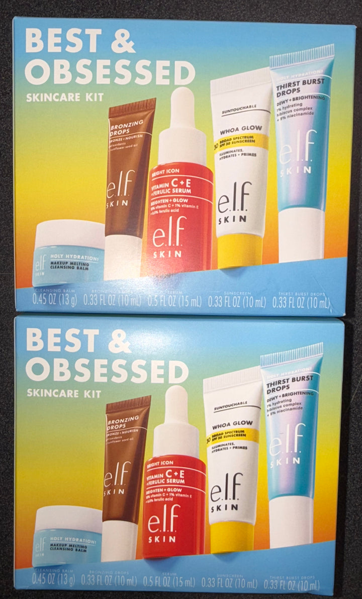 e.l.f Best & Obsessed Skincare Kit 2Pack  NEW