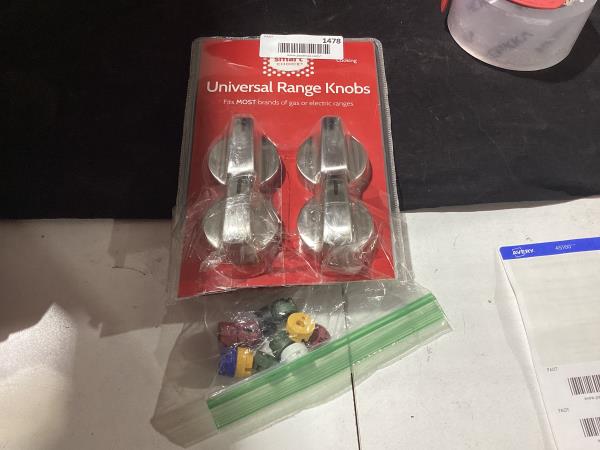 Lot # 1478 Universal Gas and Electric Range Knob Kit $36