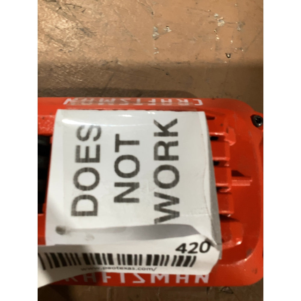 Lot # 420 Craftsman V20 Lithium Ion Battery $99