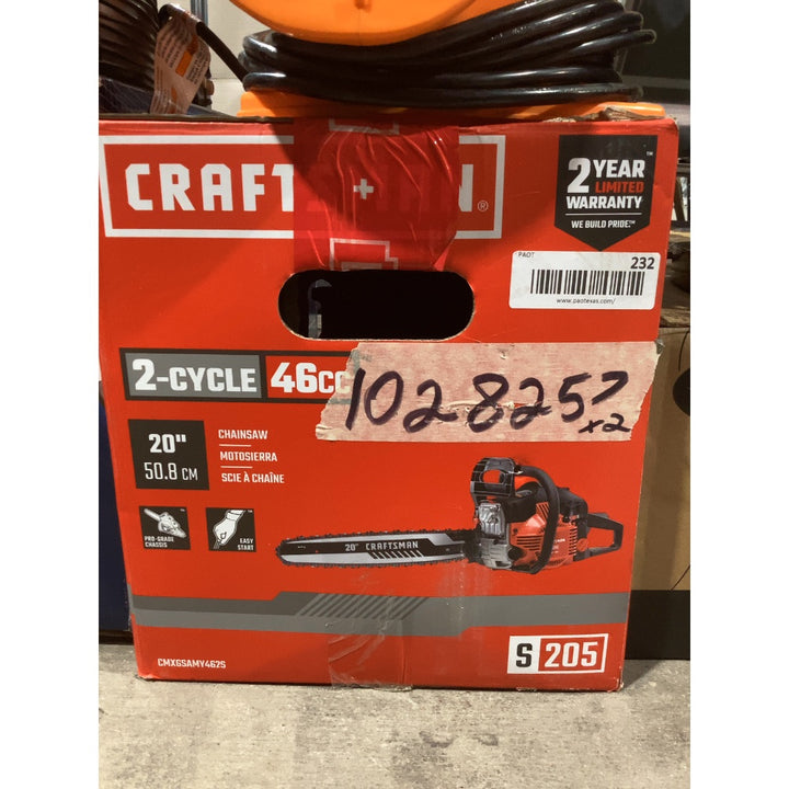 Lot # 232 Craftsman Chainsaw $240.65