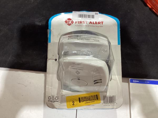 Lot # 50 First Alert Plug-in Carbon Monoxide Detector $85