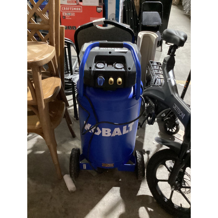 Lot # 2470 Kobalt 20-Gallon Portable Electric 175 PSI Vertical Air Compressor $349