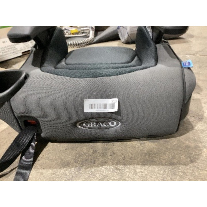Lot # 513 GRACO Grey Dark Grey Backless Booster Seat - $25
