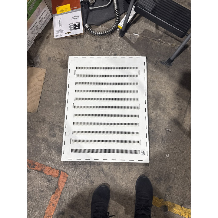 Lot # 467 White Slotted Return Air Grille 30x15x3 $45.00