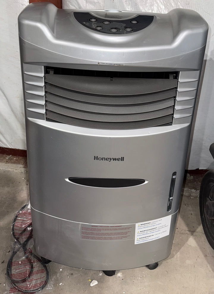 Enfriador evaporativo portátil para interiores Honeywell de 722 CFM y 4 velocidades para 440 pies cuadrados (motor incluido) 