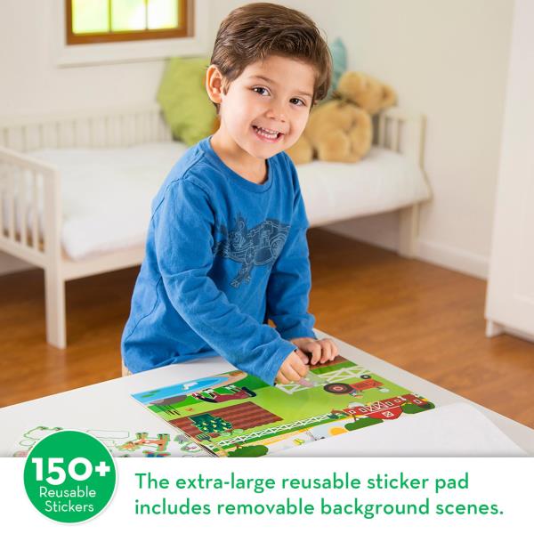 Lot # 956 Melissa & Doug Reusable Sticker Pad: Habitats - 150+ Reusable Stickers - FSC Certified