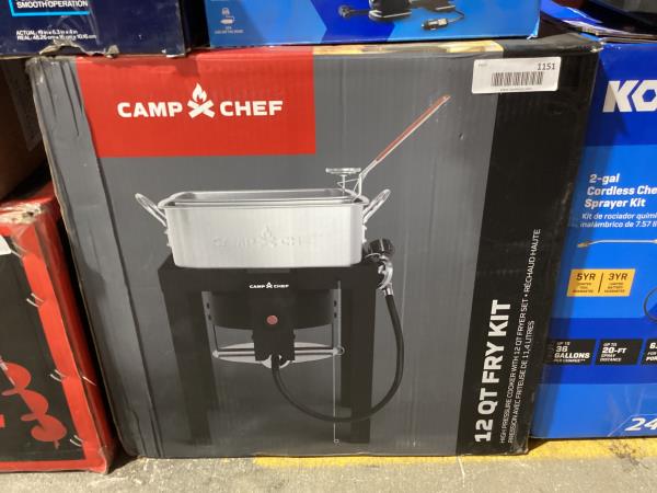 Lot # 1151 Camp Chef 12 Qt Fry Kit $100