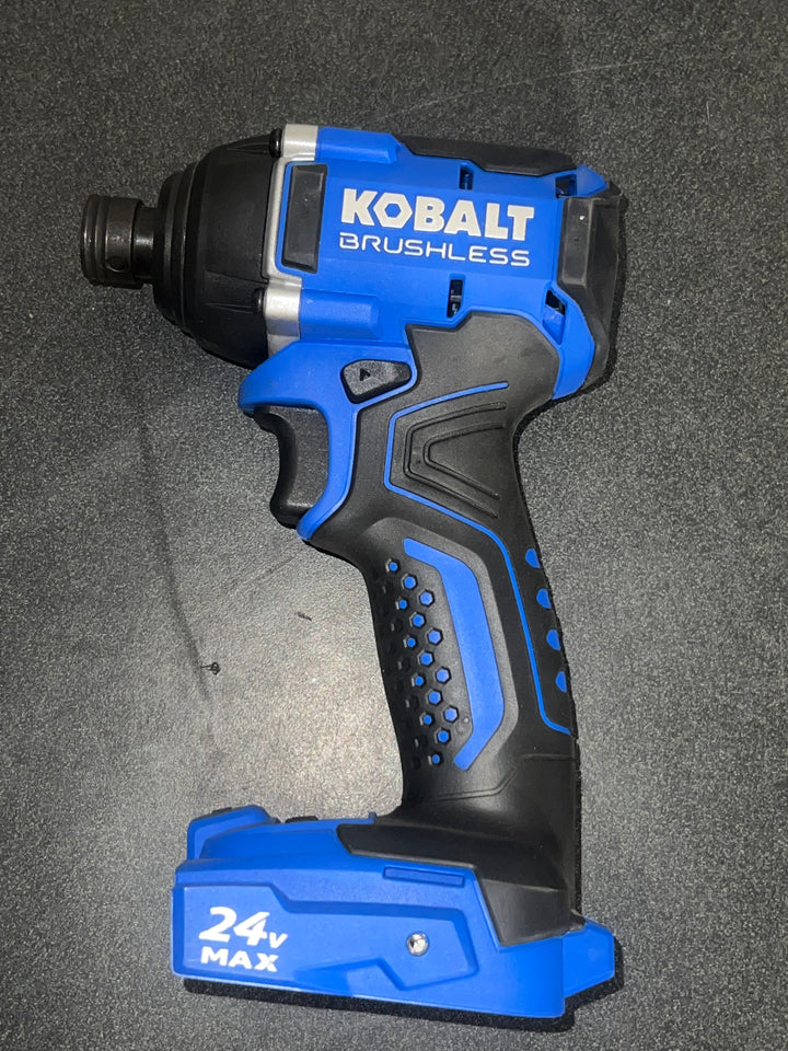 Kobalt 24-volt 4-Tool Brushless Power Tool Combo Kit with Soft Case (1-Battery Included and Charger Included) (USED)