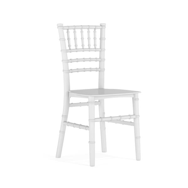 Lot # 2101 Hercules White Resin Kids Chiavari Chair $49