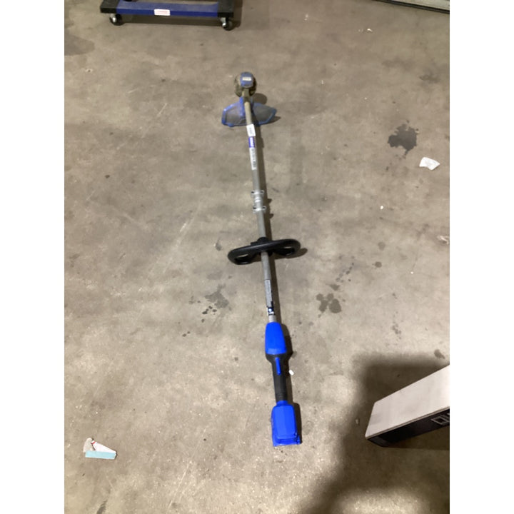 Lot # 1420 KOBALT KST 25B-03 Cordless String Trimmer - 0.080-inch Line, Adjustable Handle, Blue and Silver
