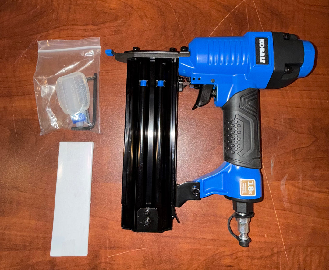 Kobalt Nailer 2-in 18 -Gauge Pneumatic Straight Brad Nailer (open box)
