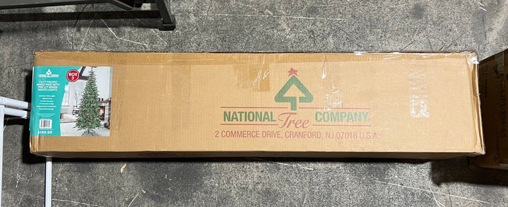 National Tree Company 7.5 ft Pacific Mixed Pine with Pre-lit Warm Lights (Open Box)