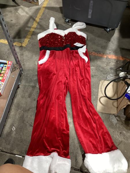 Lot # 505 Juniors' Born Famous Mrs. Claus Santa Jumpsuit $49
