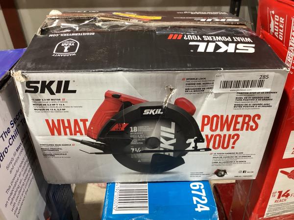 Lot # 285 Skil 5280-01 13 amp circular saw $45